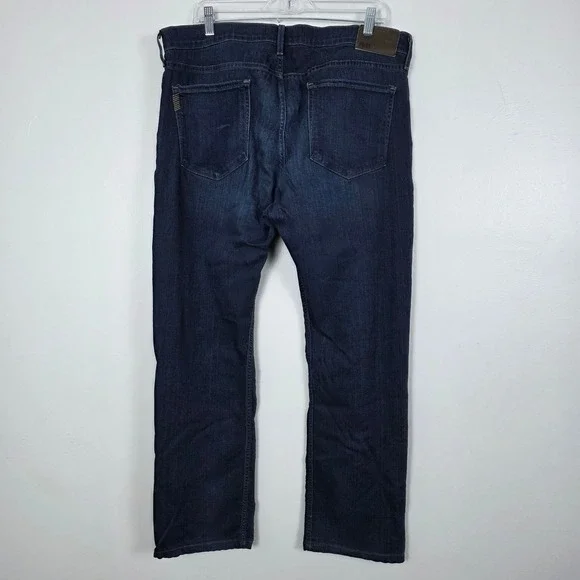 Paige Federal Men's Jeans Size 36 Dark Wash Denim Made in USA - Picture 2 of 9